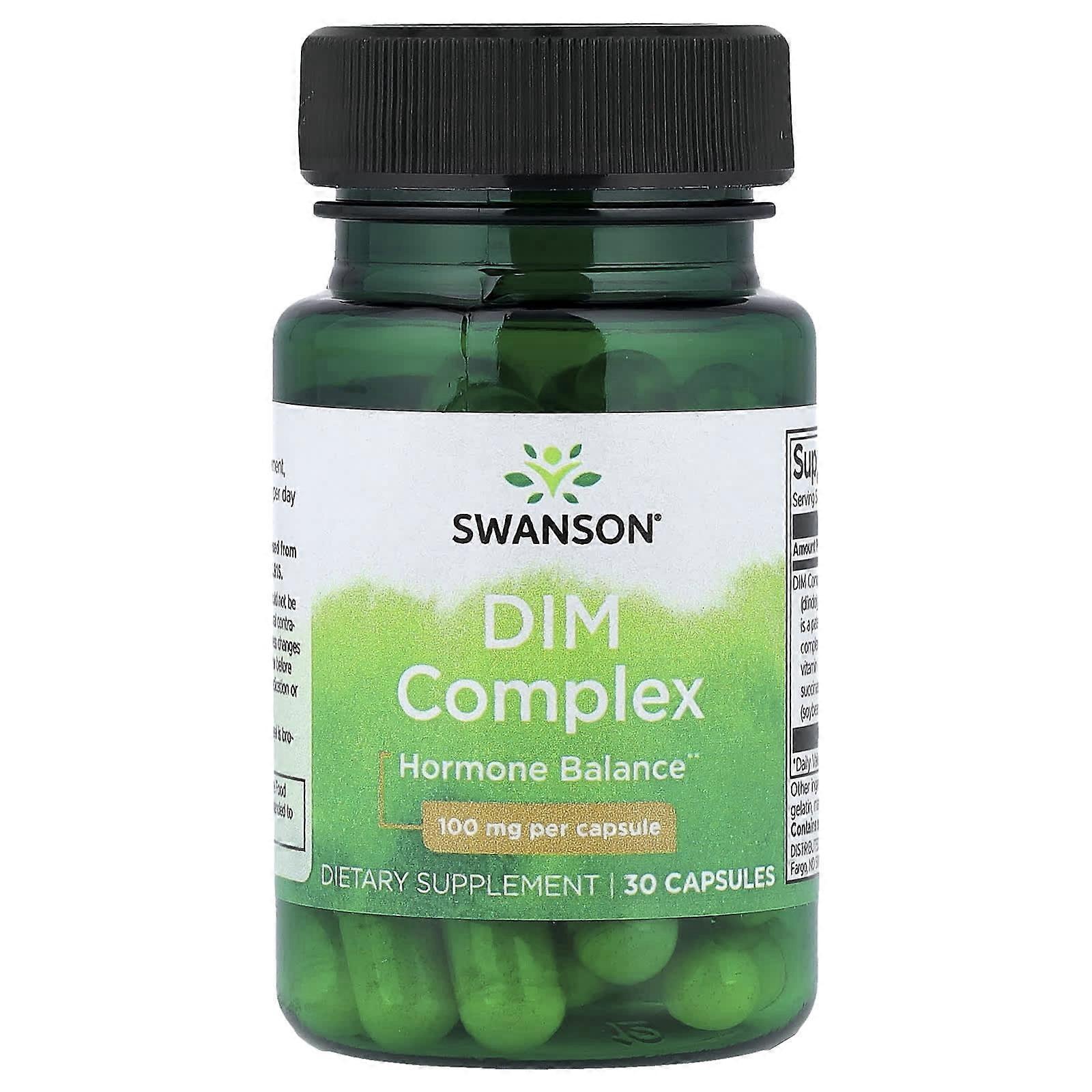 Swanson, DIM Complex, 30 Capsules, 2-Pack