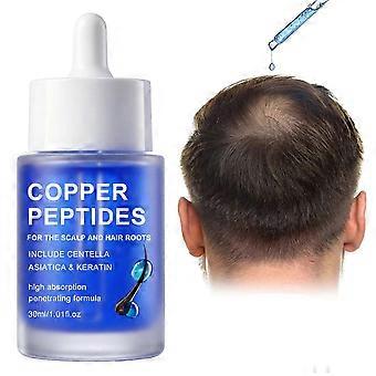 Full English Label Copper Peptide Hair Essence ger näring åt hårbotten och tämjer frissigt hår, stärker hårrötterna. För daglig hårmassage i hemmet och badrum.