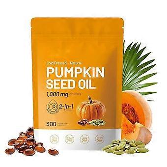 Pumpkin Oil 2 in 1 Nutrition GELS 300 Count, Orange ZT