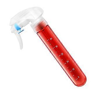 1 Stück Daumen-Hochdruck-Sprühflasche Mini-Sprühflasche Sterilisations-Sprühflasche Sterilisationsflasche Transparent (Schnallenstil Rot)