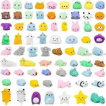 72 Stück Kawaii Squishies, Mochi Squishy Spielzeug für Kinder Party Gefälligkeiten, Mini Stress Relief Toys
