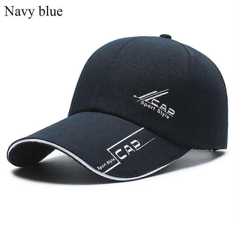 Casual Adjustable Baseball Cap Long Brimmed Solid Color Dad Hat Versatile Sun Hat Spring Summer