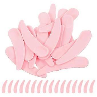 100pcs Pink Plastic Makeup Spoons, Gentle Application Waste Prevention Mini Skincare Spatula for Face Masks, Creams - Travel Portable Tool