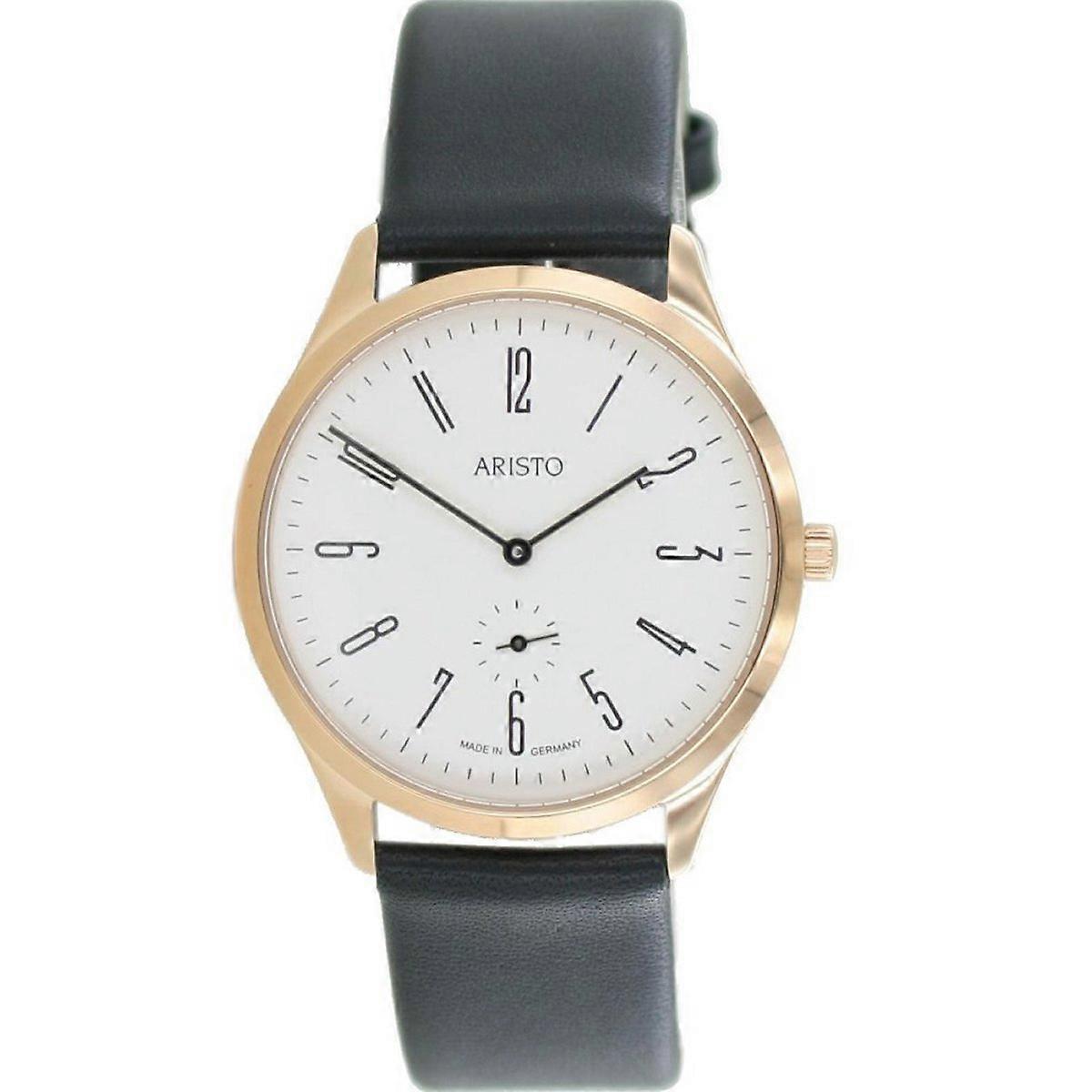 Aristo Bauhaus 1069 Erkek Saat Paslanmaz Çelik 0H16 Deri 