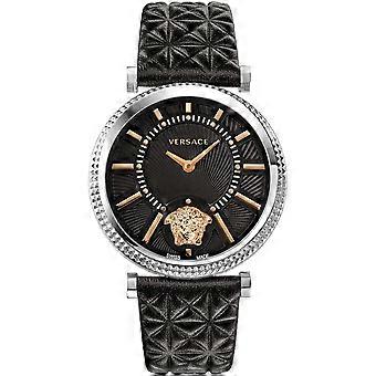 Versace Women's Watch Wristwatch V-Helix VQG020015 Leather