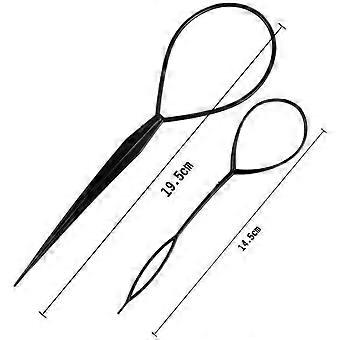 2PCS 1 Large +1 Small Black Hair Styers Styling Hairdressing Accessories Hair