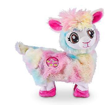 Zwierzęta żywe Rainbow Bonnie The Booty Shakin Llama Zasilana bateryjnie Tańcząca robotowa zabawka