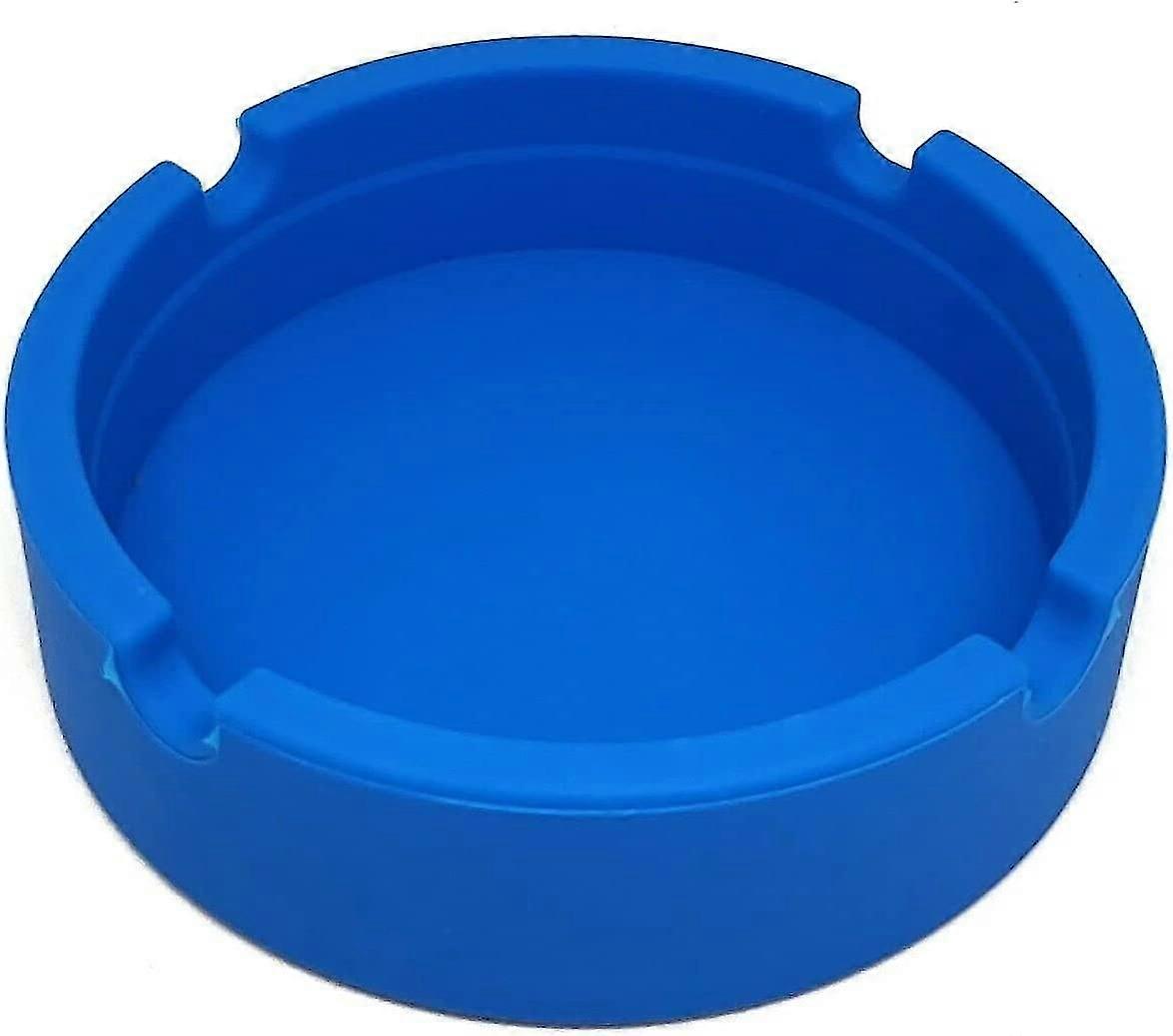Round Shape Silicone Cigarette Ash Tray