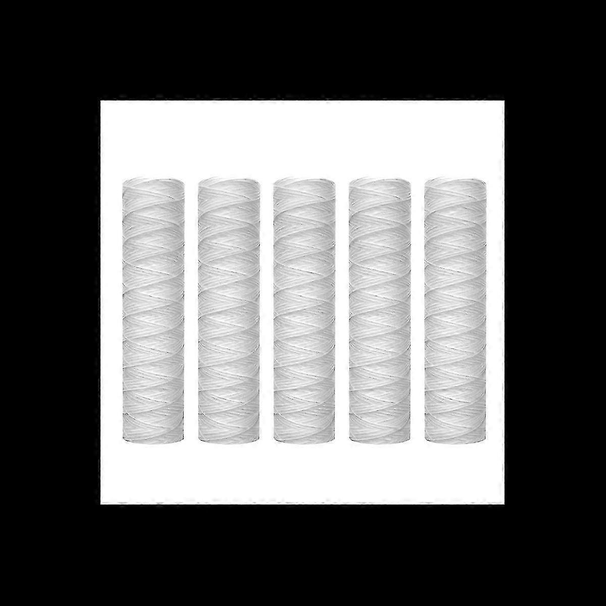 10 Micron 10 Polegadas x 2.5 Polegadas String Wound Sediment Water Filter Cartridge Whole House Sediment Filtr