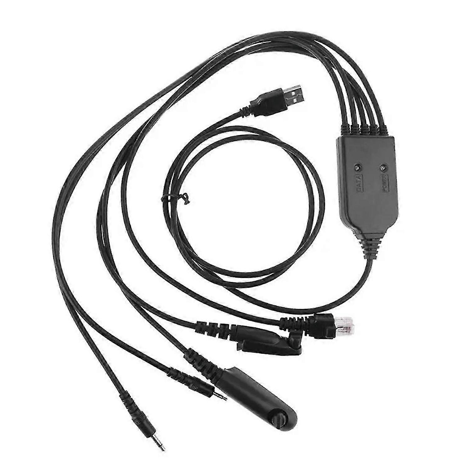 5 in 1 Write Frequency Line USB Programming Cable Driveless for GP328PLUS338PLUS/GP328/GP338/GP68/GP