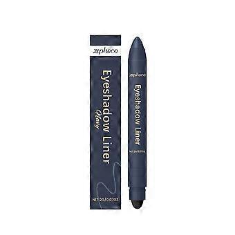 Dwustronny eyeliner w pisaku, jedwabisty, szybkoschnący, nadający kolor, trwały, łatwy w użyciu, dwustronny eyeliner w pisaku 2G (granatowy)