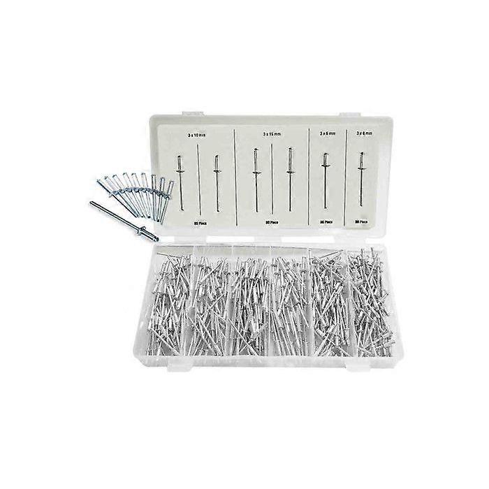Assortiment de 320 rivets de différentes tailles