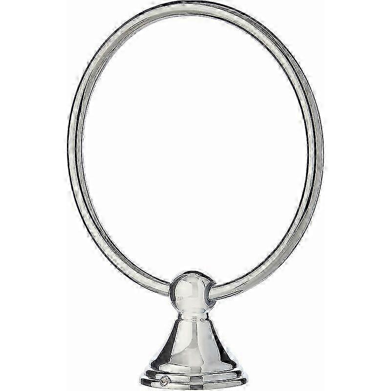 Modern Towel Ring, Chrome