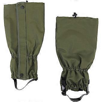 Waterproof Leg Gaiters Hiking Leg Protector for Outdoor Use 3Pairs Olive Green