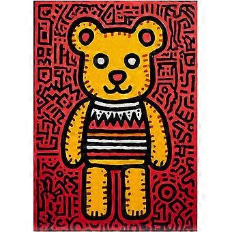 Bear Street Pop Art Jigsaw Puzzle - Colorful Urban Style Artwork Puzzles SQZ380