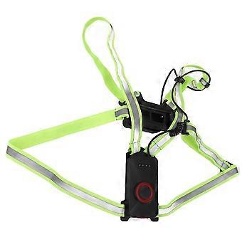 Lampe pectorale étanche IP55 à double source lumineuse pour les activités nocturnes en extérieur, idéale pour la course à pied, le vélo, la marche, le jogging, le camping et la randonnée.