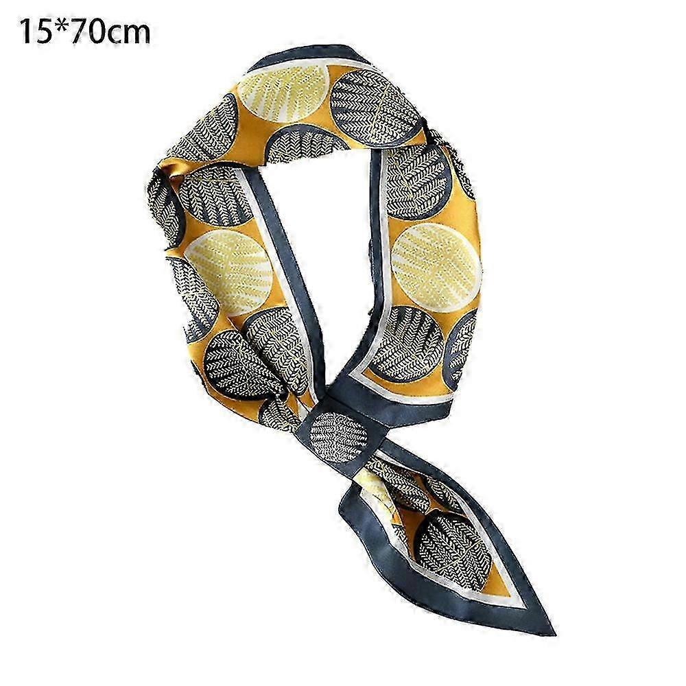 Lightweight Square Satin Scarf - Small Silk Scarf compatible with Sping