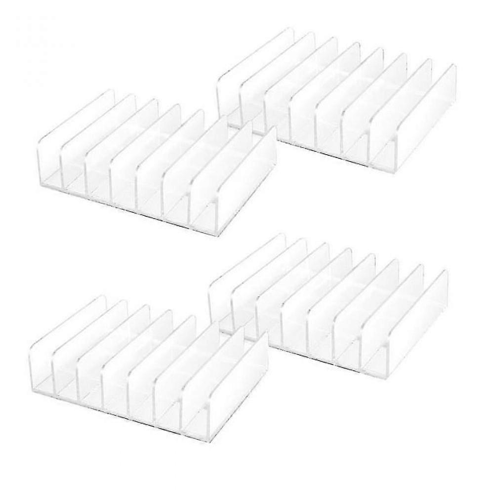 Transparent Vinyl Record Display Rack, Compact Acrylic CD Storage Stand