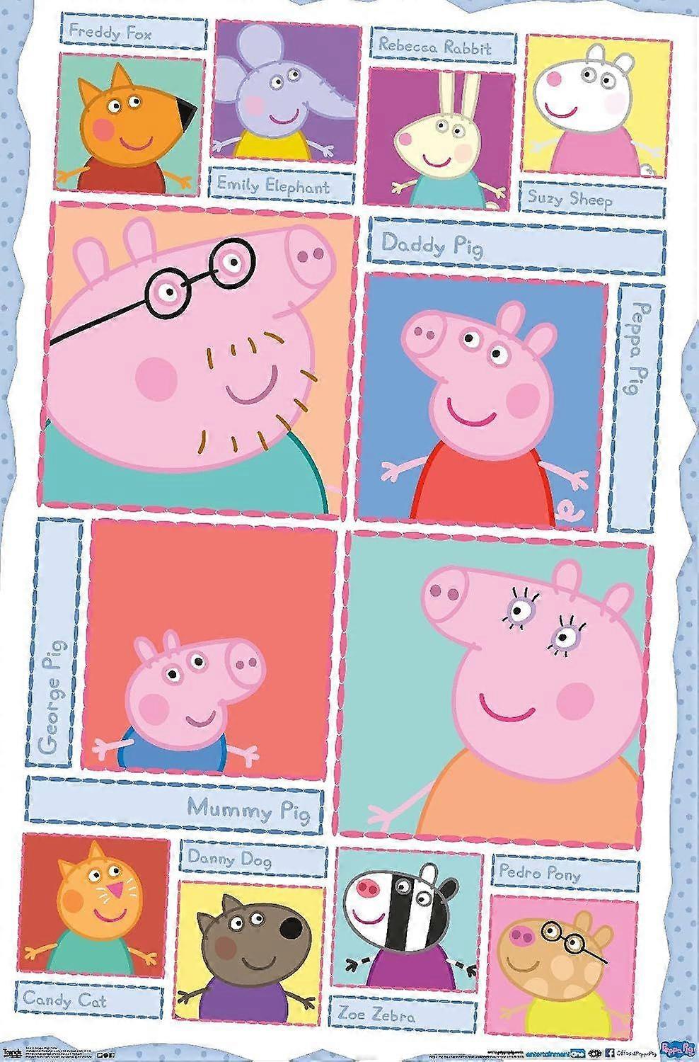 Peppa Pig Grid Jigsaw Puzzles DDA1330