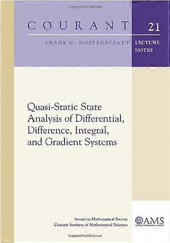 Quasi Static State Analysis of Differential Difference Integral and Gradient Systems