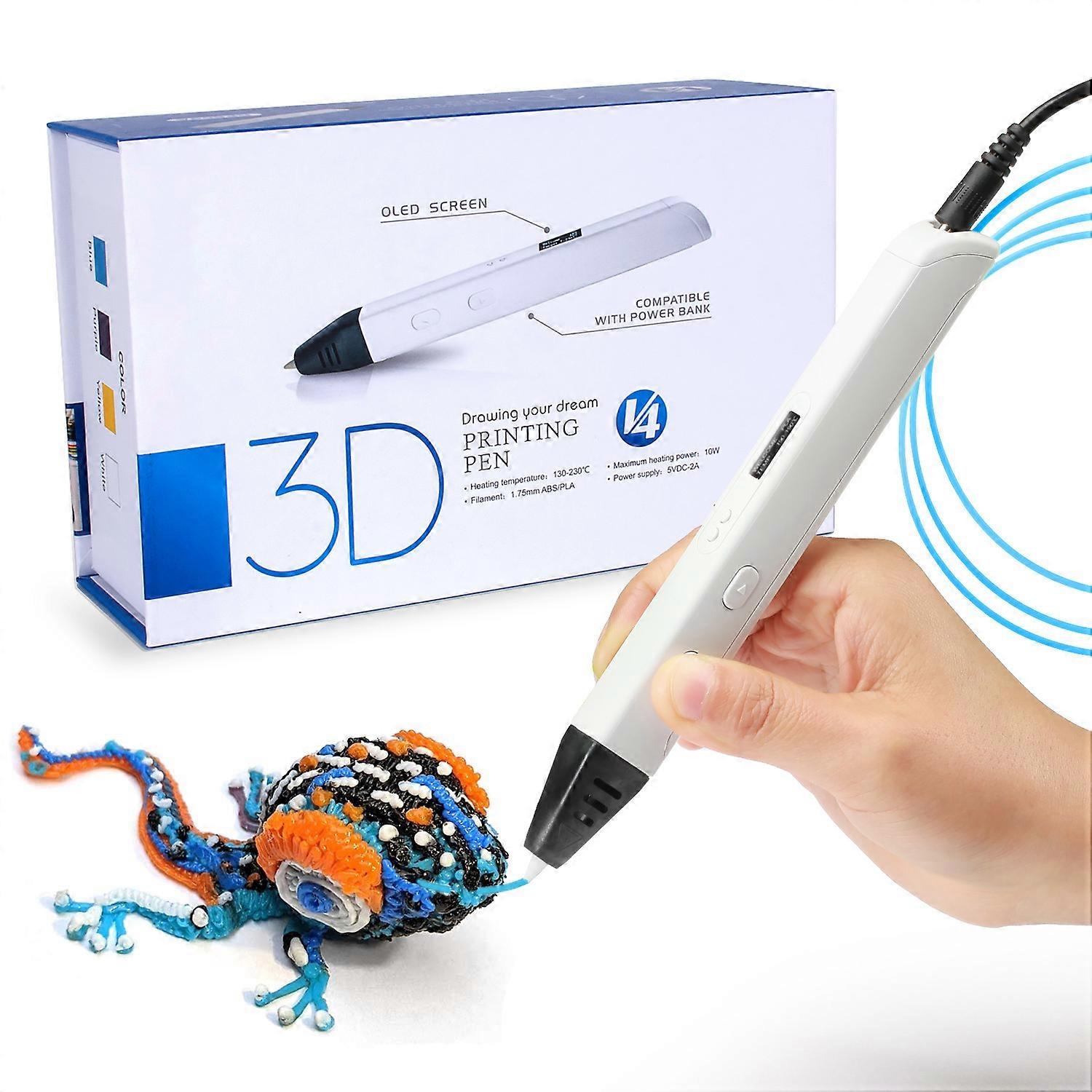 Professional Printing 3d Pen With Oled Display - EU plug
