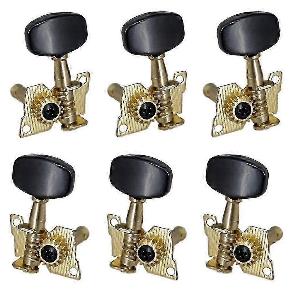 Gold Folk Guitar Tuning Peg Replacement Set
