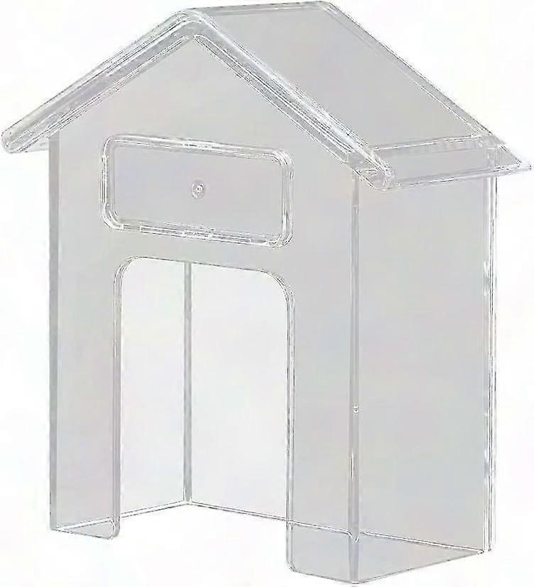 Waterproof Wireless Doorbell Cover with Access Control - Transparent Splashproof Protection