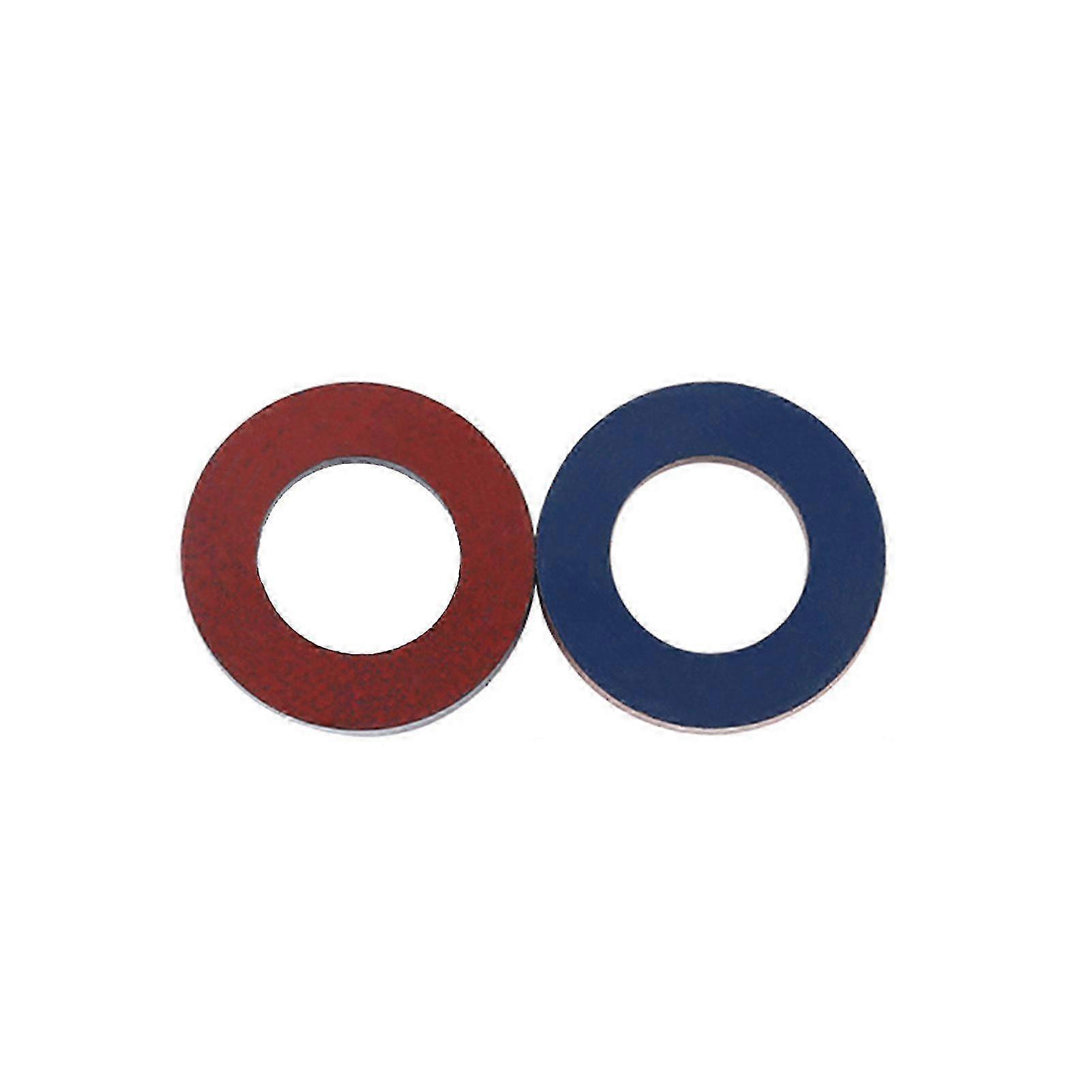 2Pcs 40/32mm Basic Physics Experiment Equipment Ring Magnets Pole Teaching Tools JIKAIX