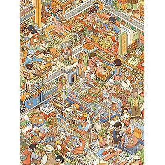 vegetable market Jigsaw Puzzle Brain Teaser SD551