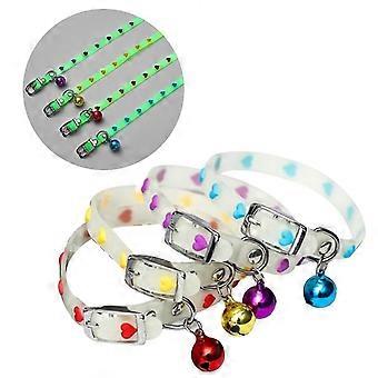 Adjustable Glow At Night Pet Collars Dogs Cats Light Luminous Necklace