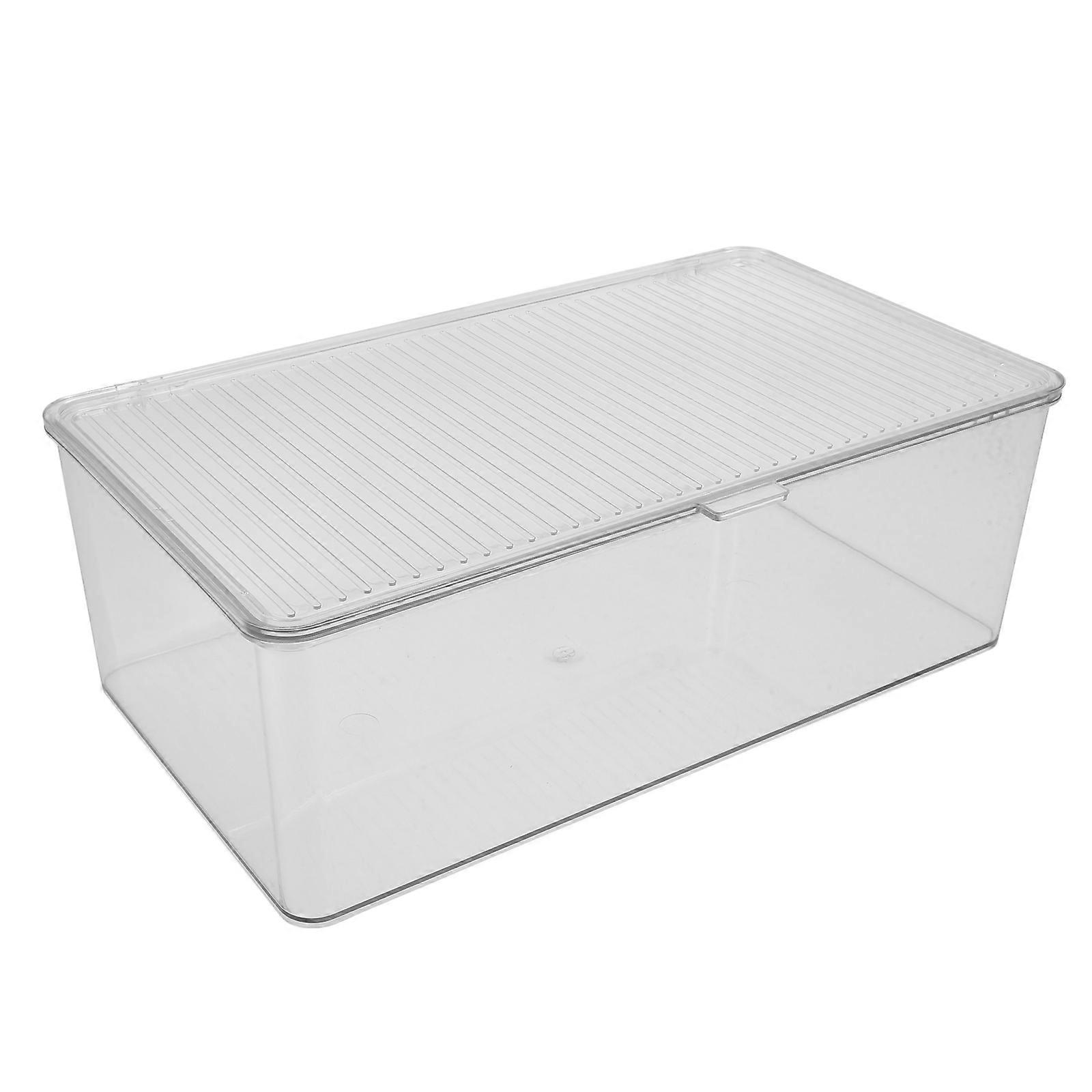 Clear Button Badge Case for Storage Use 2Pcs Transparent Badge Display Box