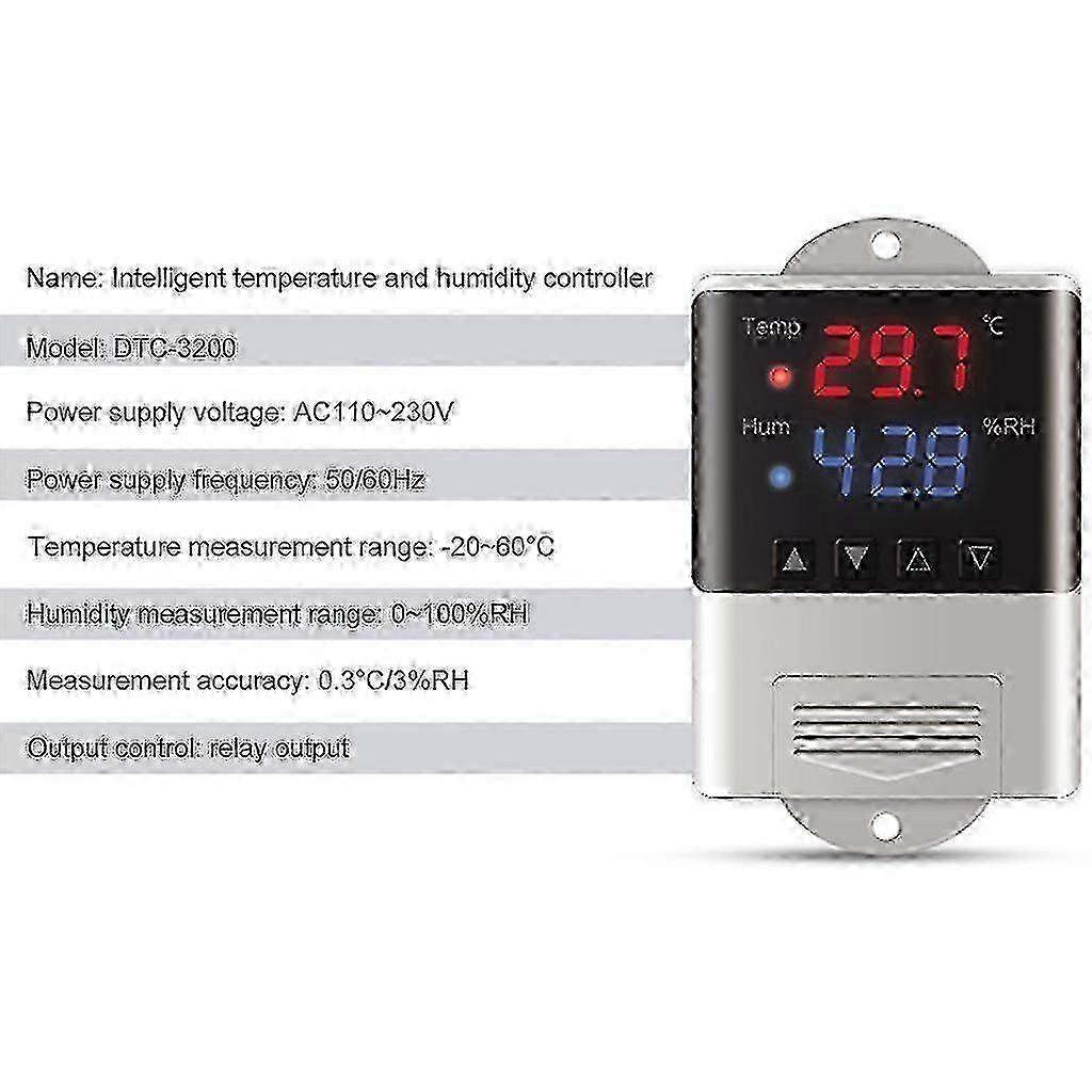 Professional Thermometer Hygrometer 20~60c/0~100%rh Temperature & Humidity