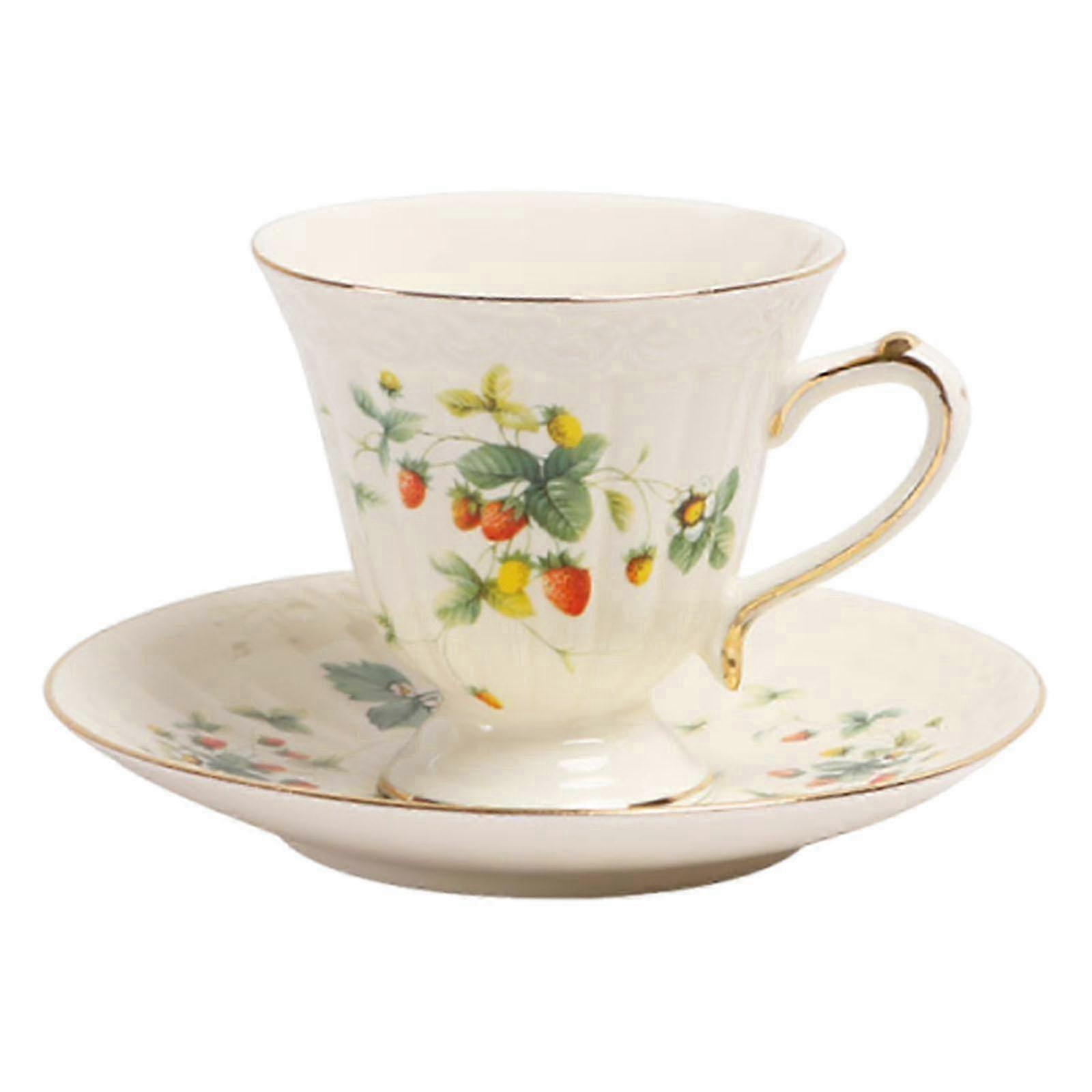 Ceramic Coffee Cup Saucer Set 200ml