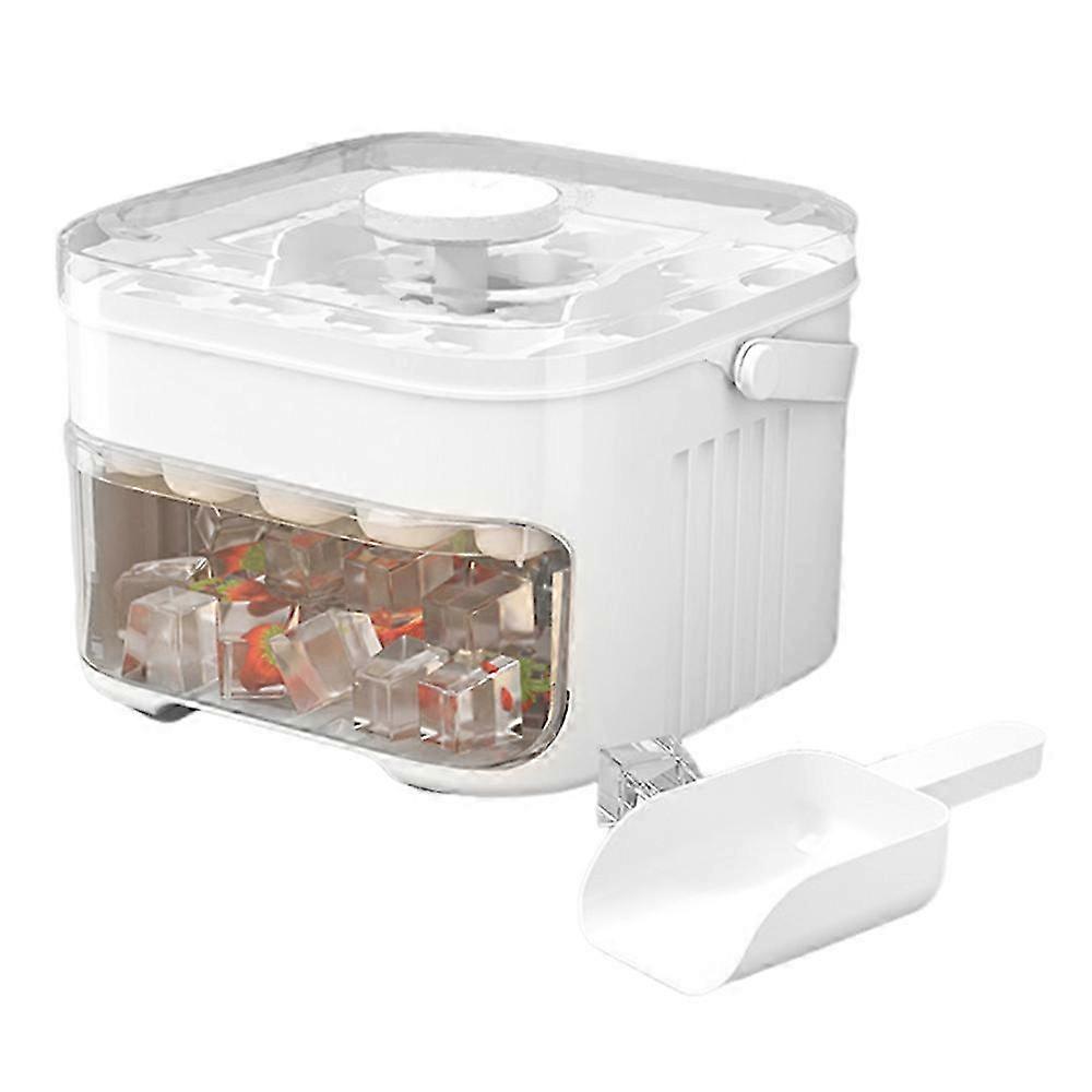 Rapid-Press Ice Cube Tray with Lid