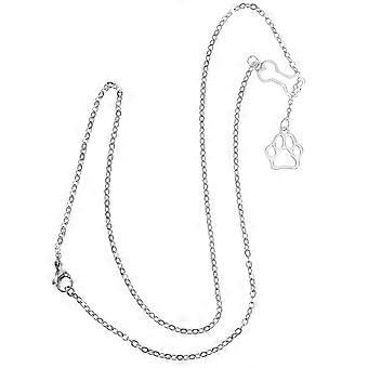 Dog Cartoon Necklace Pet Pendant Necklace for Couples Made of Zinc Alloy