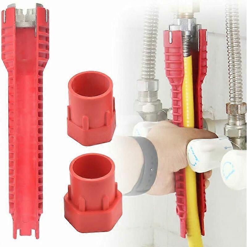 Multipurpose Basin Wrench, Adjustable Plumbing Tool, Tight-Space Installer