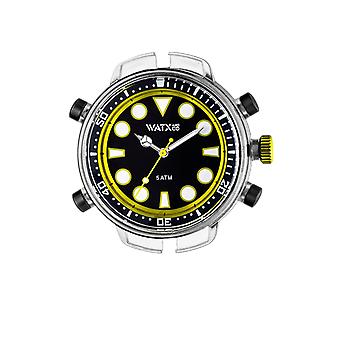 Watx & Farben xxl Scubax Quarz Analog Man Uhr mit Gummi Armband RWA5703