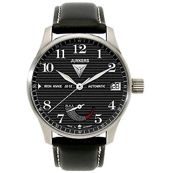Iron Annie Ju52 Orologio da uomo analogico automatico con braccialetto in pelle di mucca 6660-2