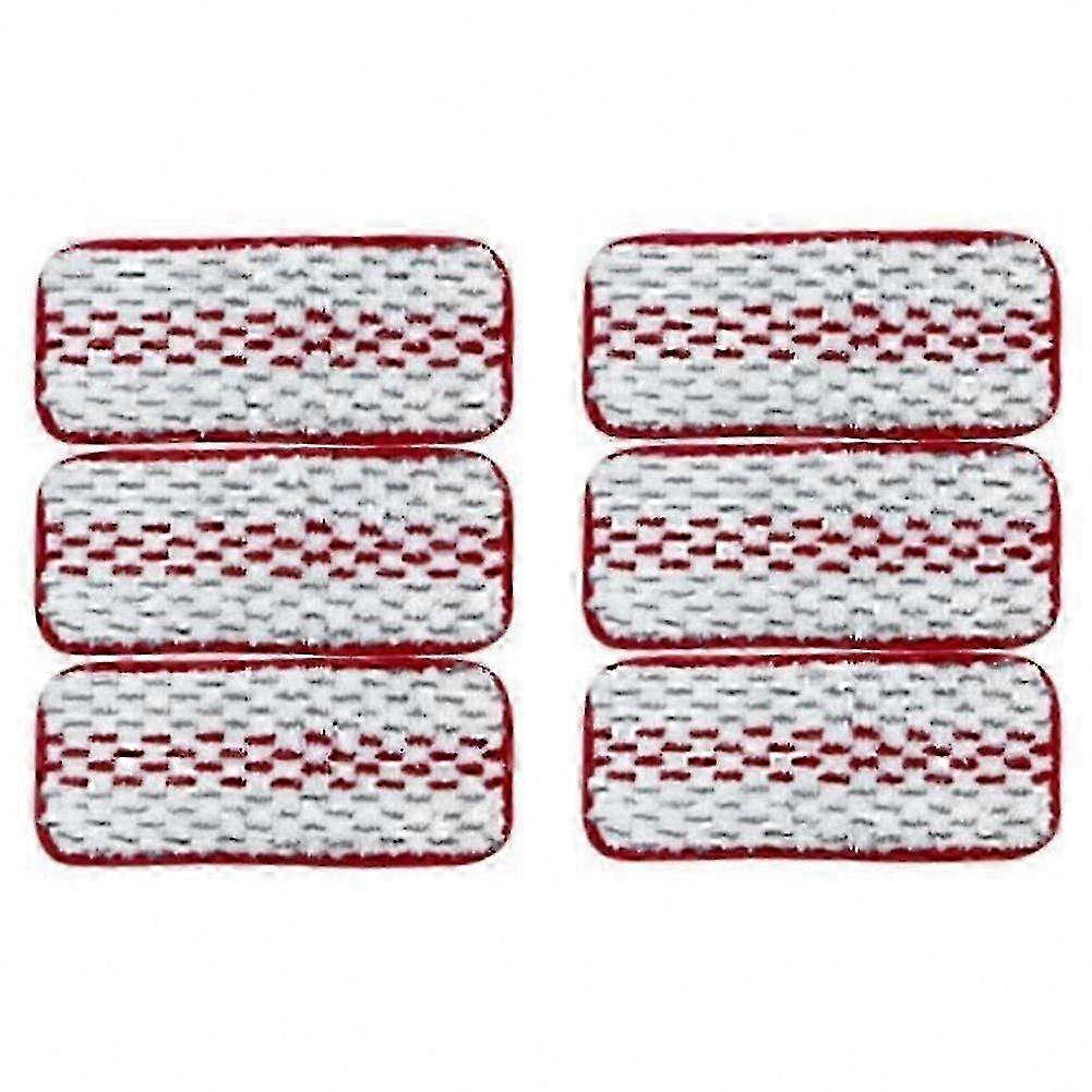 6-Pack Microfiber Mop Pads Compatible with Easy Clean Floor Mop Accessories