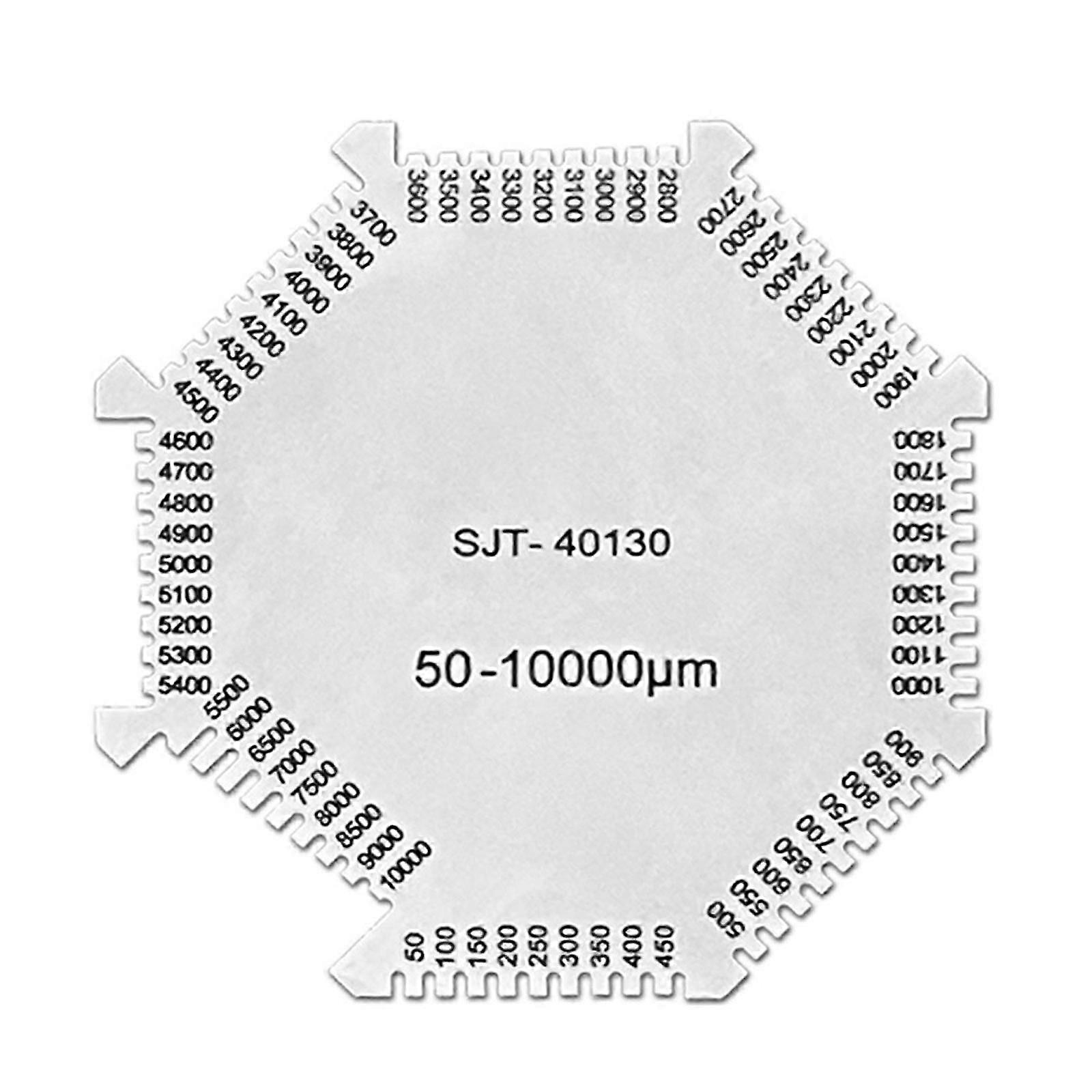 Rustproof Octagonal Wet Film Thickness Comb
