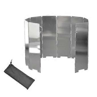 Camping Windshield Aluminum Wind Screen for Outdoor Barbecue 30Pcs Set