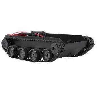 Leichtes stoßgedämpftes Kunststoff-Tank-Chassis DIY-Kit mit 130 Motor 3V-7V