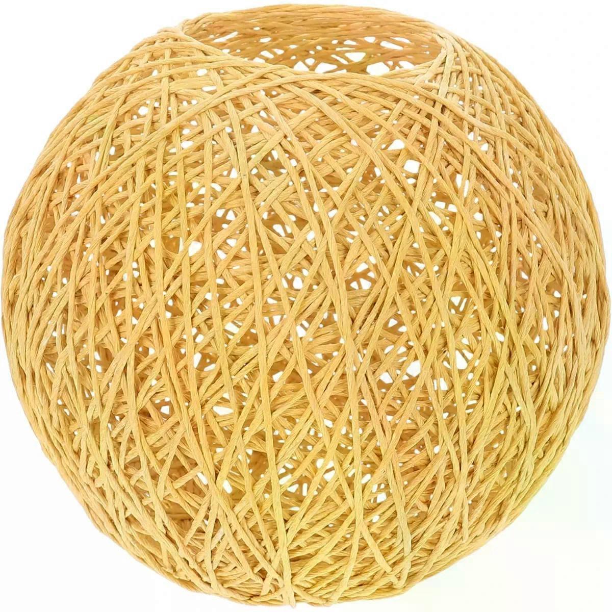 Ball Ceiling Light Shade 15cm Paper Khaki Easy Install