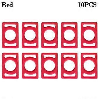 10PCS Multicolors Sports Outdoor Kettle Hanging Buckle Carabiner Water Bottle Holder Rubber Buckles Hook Camping Hiking Tool
