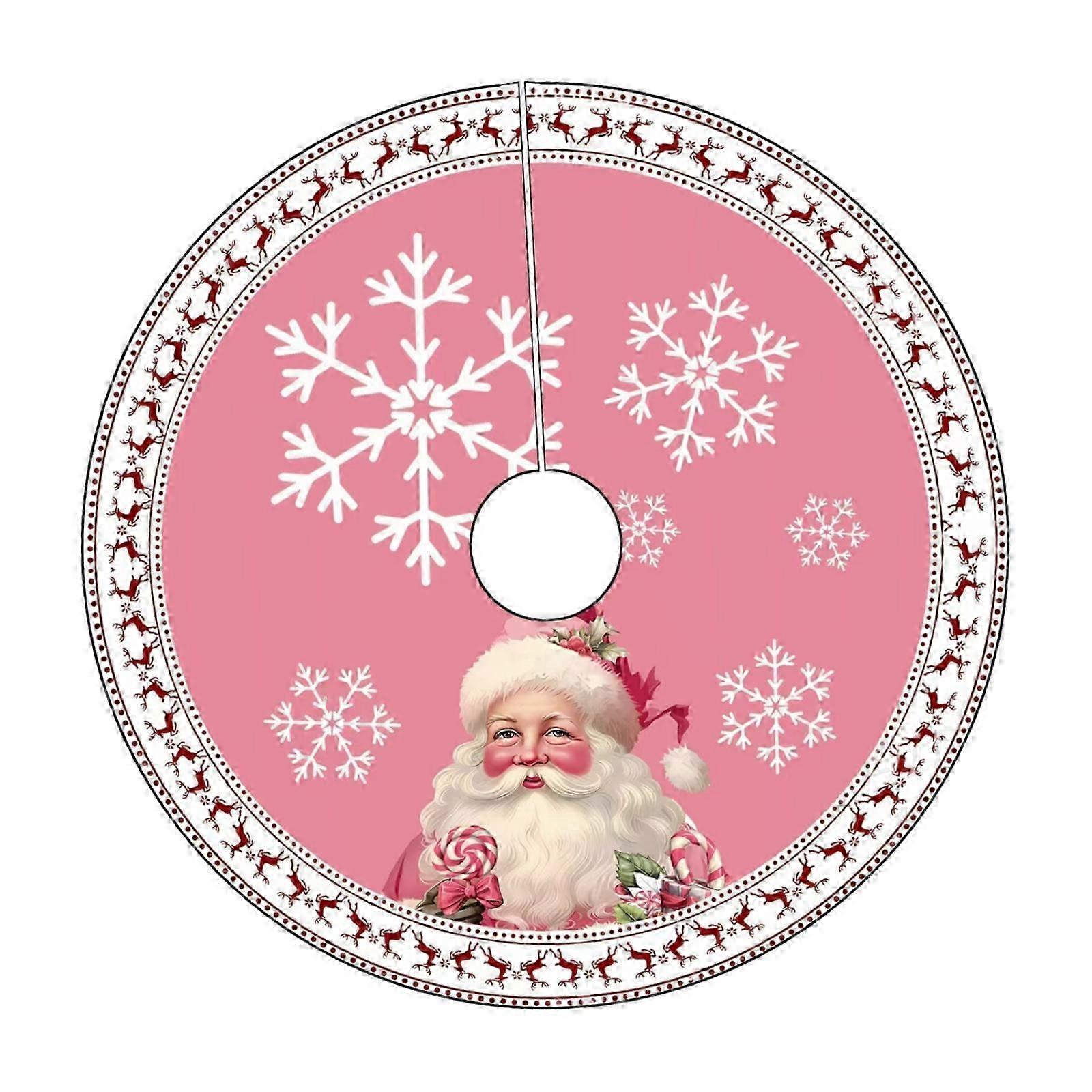 Festive Polyester Tree Skirt 120cm