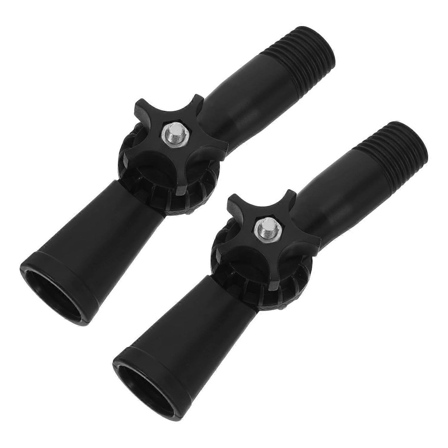 2pcs Rotatable Extension Pole Angle Swivel Joint Adapter 1.8cm
