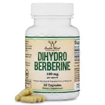 Double Wood Dihydroberberin kosttilskudd, 100 mg, 60 kapsler.