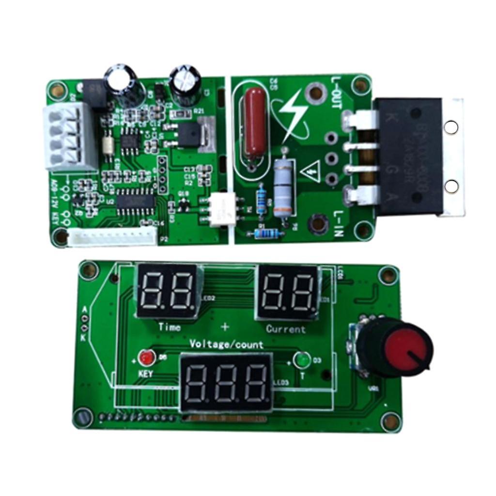 100A/40A Digital LCD Single Pulse Encoder Spot Welder Machine Time Control