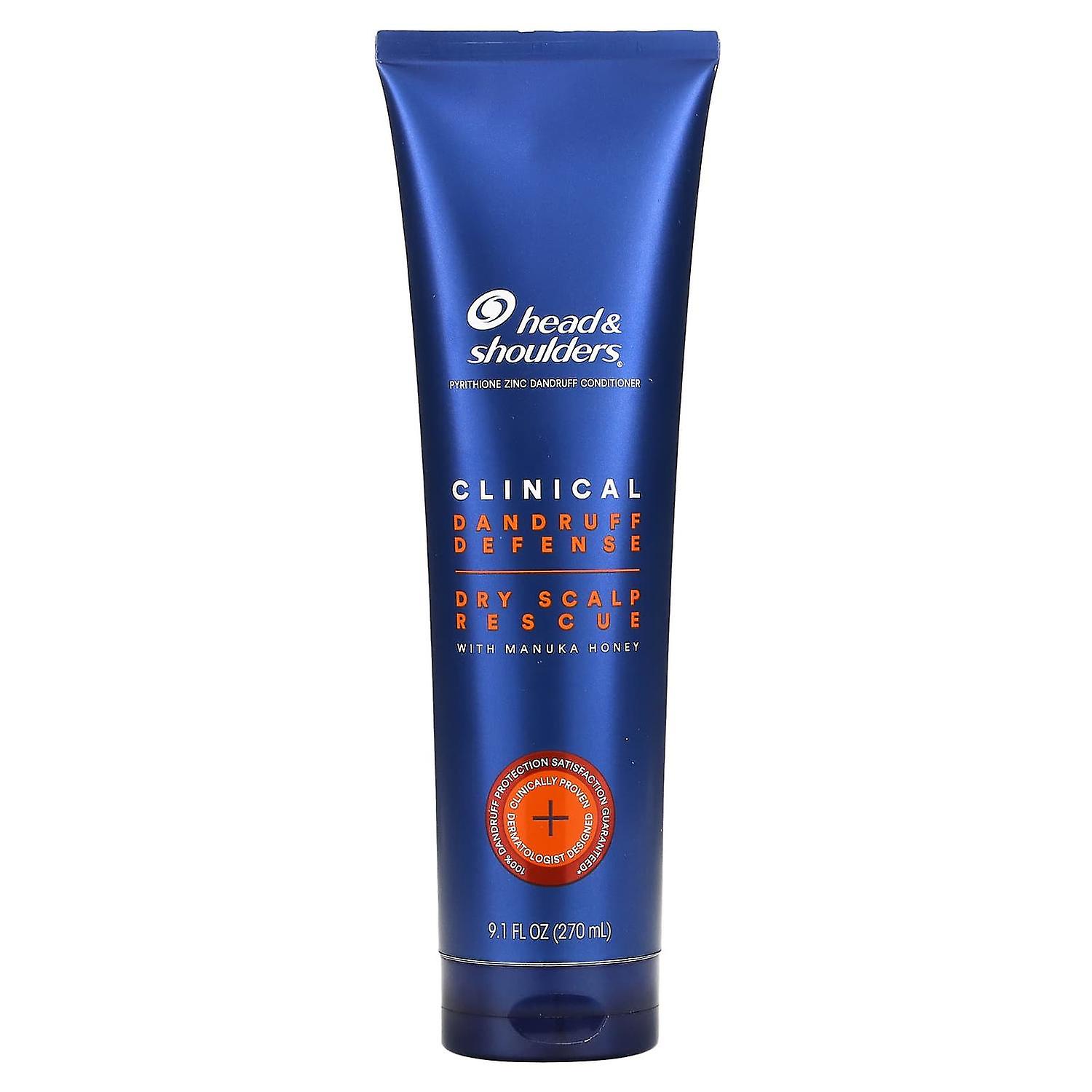 Head & Shoulders, Clinical, Dandruff Defense Conditioner, Dry Scalp Rescue, 9.1 fl oz (270 ml)