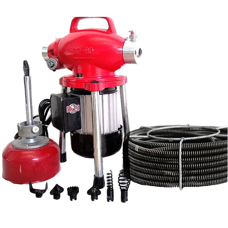 Automatic Dredge Machine Gq-80 Electric Pipe Dredging Sewer Tools Professional Clear Toilet Blockage Drain Cleaning Machine 1pc